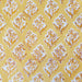 Block Printed Indian Cambric Cotton - Golden Floral