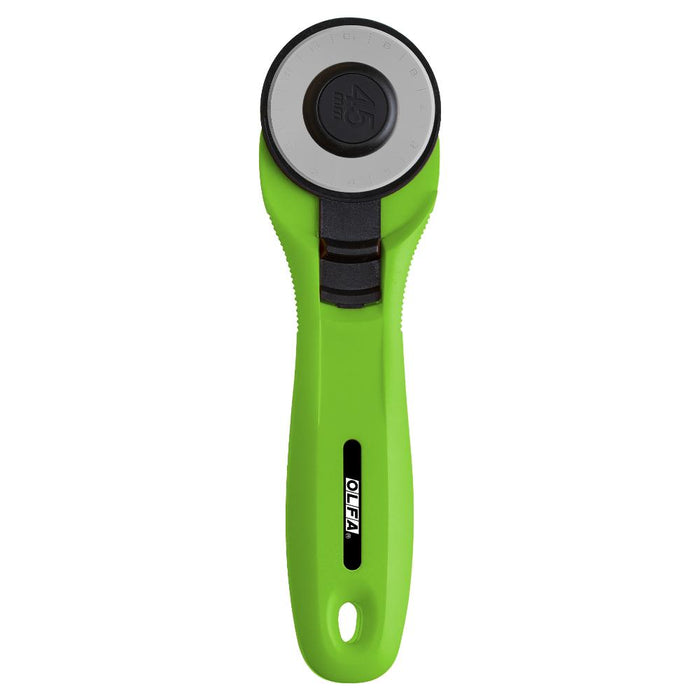 Olfa Splash Handle Rotary Cutter 45mm - Lime Green