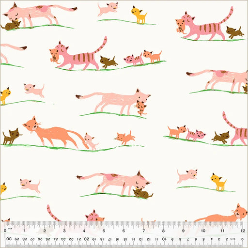 Heather Ross - Favo(u)rites - Marching Cats
