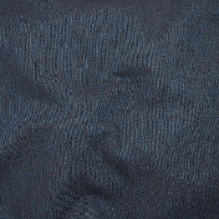 Panaz Ravello Navy Ravello Yarn Dyed Linen/Cotton Blend - Navy/Marine — Fabric Spark