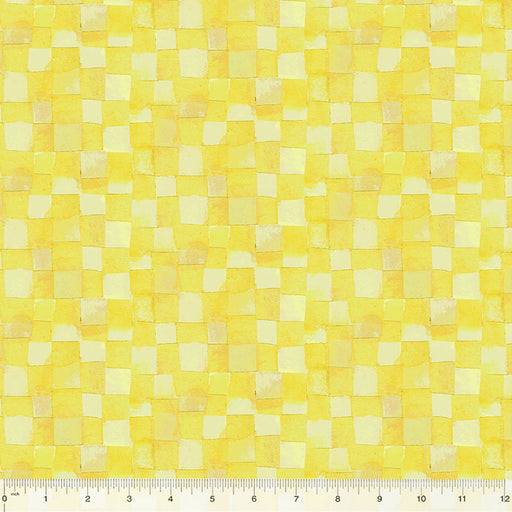 Connections by Maria Carluccio - Yellow Checkerboard