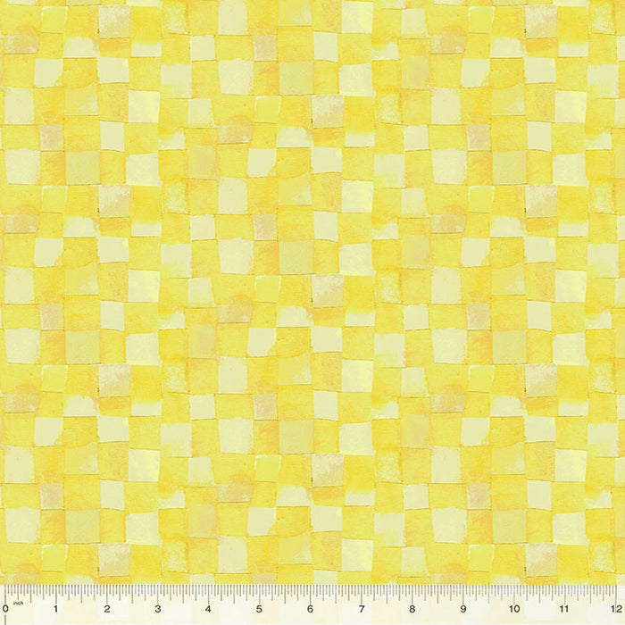 Connections by Maria Carluccio - Yellow Checkerboard