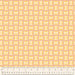 yellow modern check with orange outlines