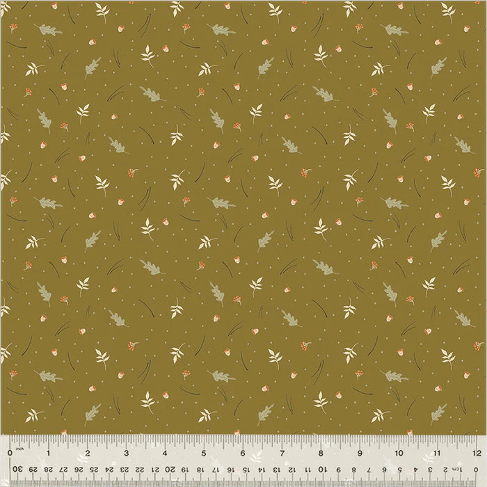 Willow Bend by Cassandra Zaniboni - Acorn Drop in Olive