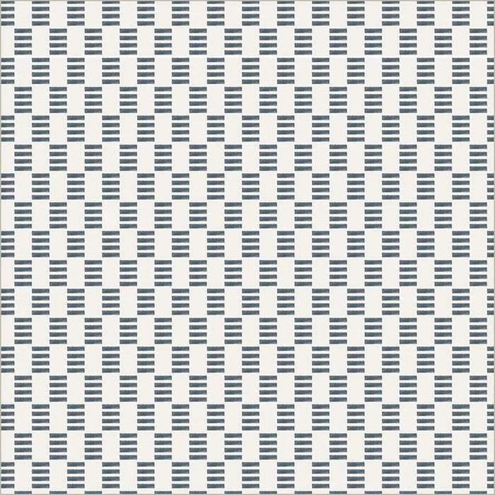 Pattern of small blue rectangles on a white background