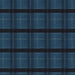 Blue fabric with black and white plaid pattern