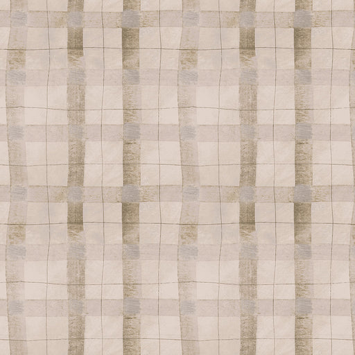 Textured pattern with horizontal and vertical lines in beige, brown, and gray tones.