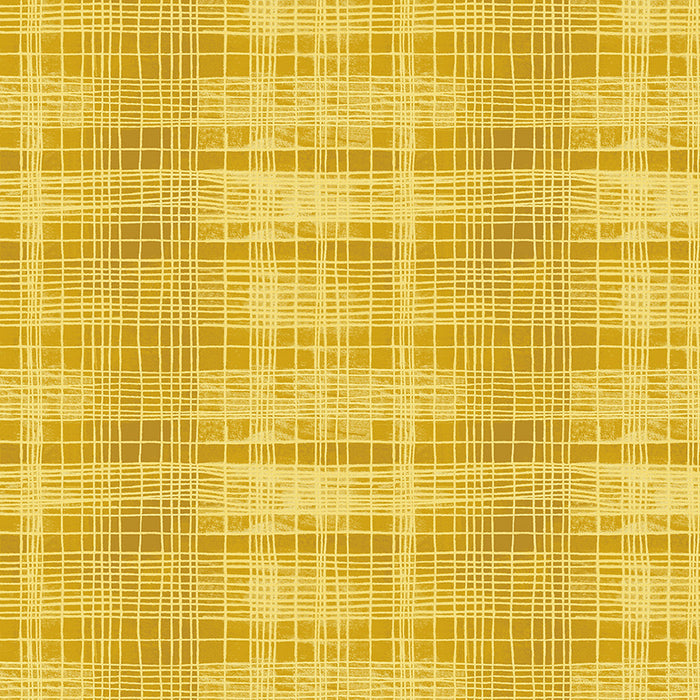 Yellow plaid pattern fabric texture