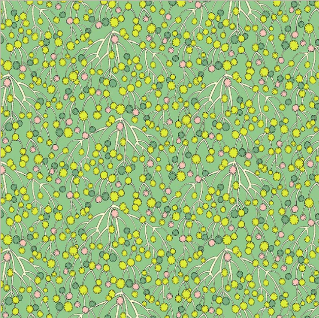 Sunshine by Sally Kelly - Huckleberry in Mint