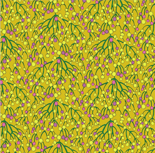 Sunshine by Sally Kelly - Huckleberry in Chartreuse
