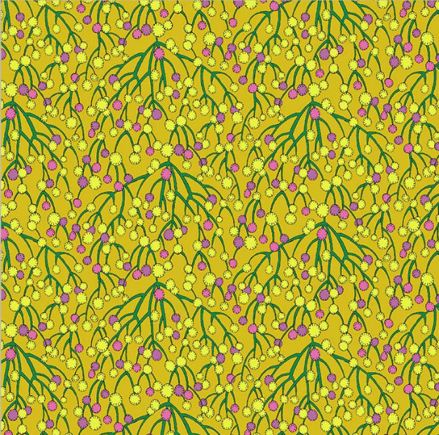Sunshine by Sally Kelly - Huckleberry in Chartreuse