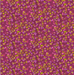 Patterned fabric with pink and yellow shapes on a purple background