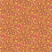 Pattern of autumn leaves on a red background