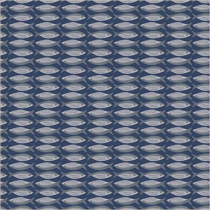 Jennifer Moore - Villa Sol - Little Fishes in Navy