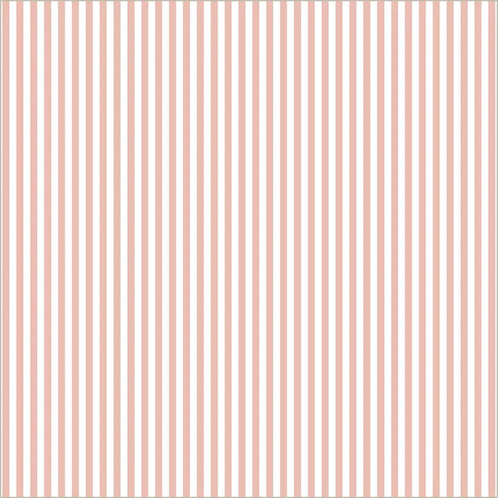 Jennifer Moore - Villa Sol - Narrow Stripe in Pale Pink