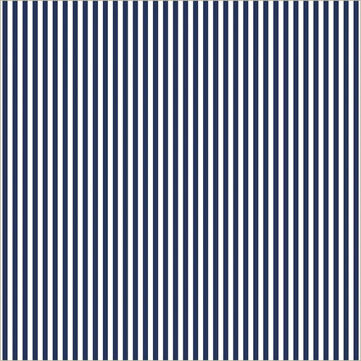 Jennifer Moore - Villa Sol - Narrow Stripe in Navy