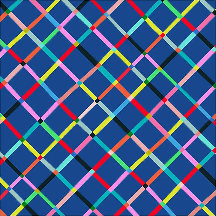 Happy Place by Annabel Wrigley - Crossing in Majorelle Blue