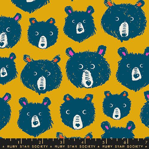 Sarah Watts -Teddy and the Bears - Teddy and the Bears in Goldenrod