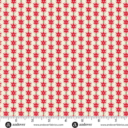 Snowberry - Starburst in Red