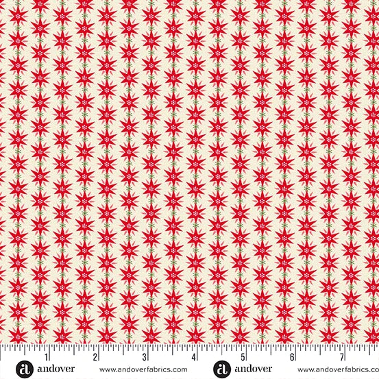 Snowberry - Starburst in Red
