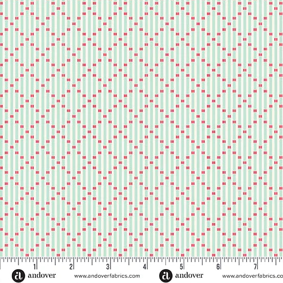 Lattice Stripe in Frost 