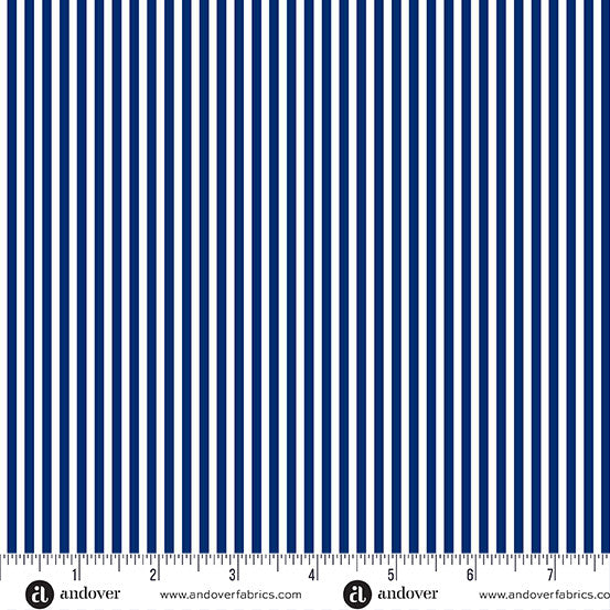 Andover Simply Stripe - Navy