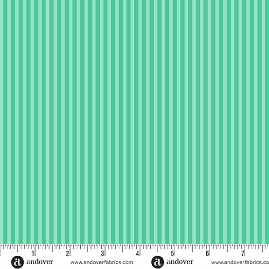 Andover Simply Stripe - Jade