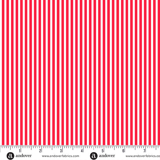 Andover Simply Stripe - Lipstick