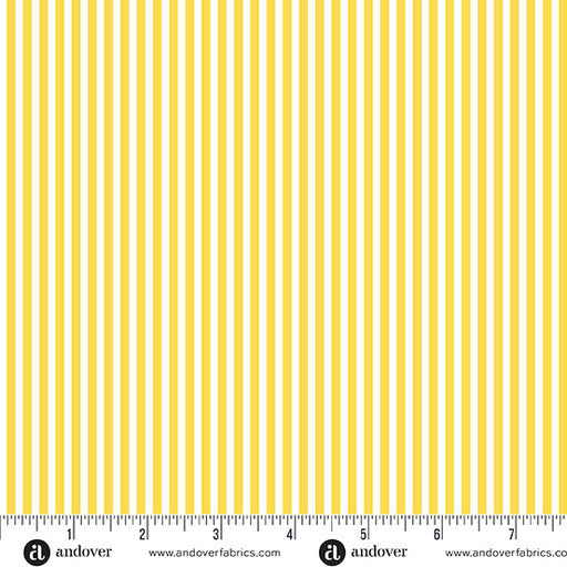 Andover Simply Stripe - Lemon