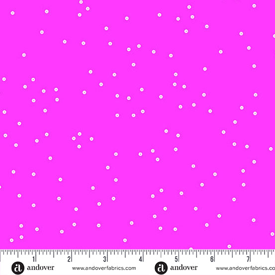 Andover Fabrics - Sequins in Hot Pink