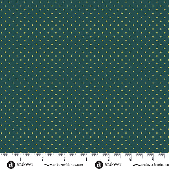 Poppy Seeds by Edyta Sitar of Laundry Basket Quilts - in Malachite