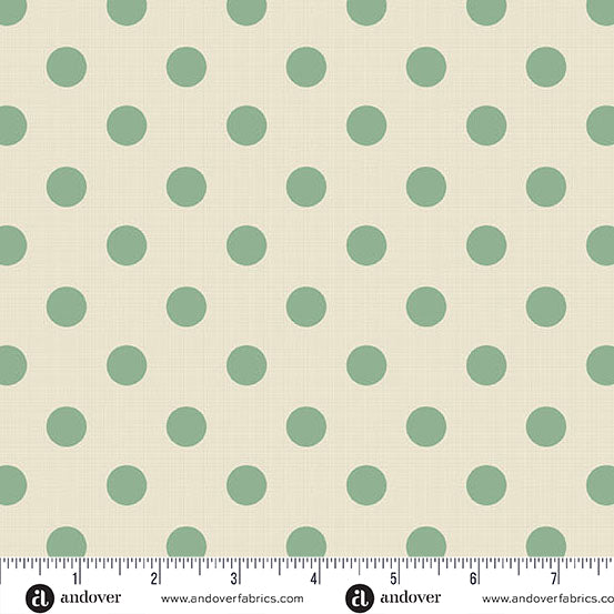 Quiltessential by Edyta Sitar of Laundry Basket Quilts - Large Dot in Clover