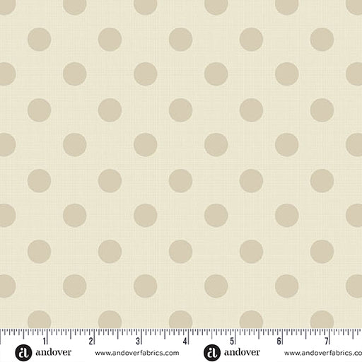 Quiltessential by Edyta Sitar of Laundry Basket Quilts - Large Dot in Ivory