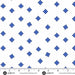 Blue star pattern on a white background with a ruler at the bottom for scale.