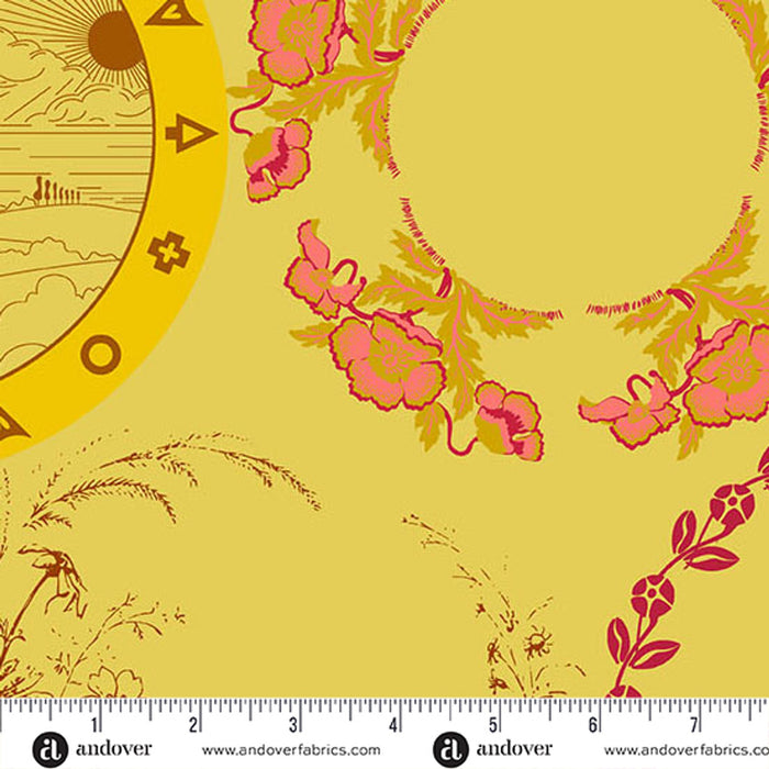 Alison Glass Camp Kitschy Lala - Thankful in Mustard