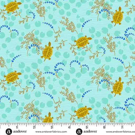 Alison Glass Camp Kitschy Lala - Canoe in Duck Egg