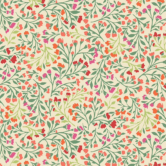 Poppies by Andover Fabrics - Meadow in Cream