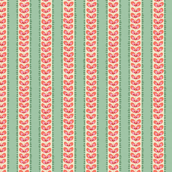 Poppies by Andover Fabrics - Poppies Furrows