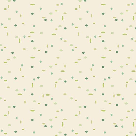 Poppies by Andover Fabrics - Seed Scatter in Cream