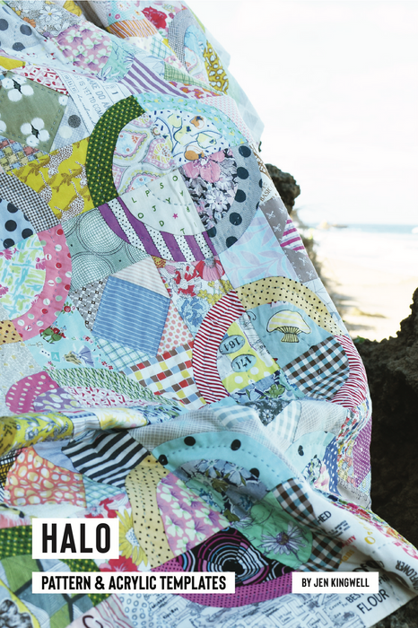 Jen Kingwell Halo Quilt Pattern and Acrylic Templates
