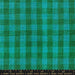 Green and blue plaid fabric pattern with Ruby Star Society label at the bottom.