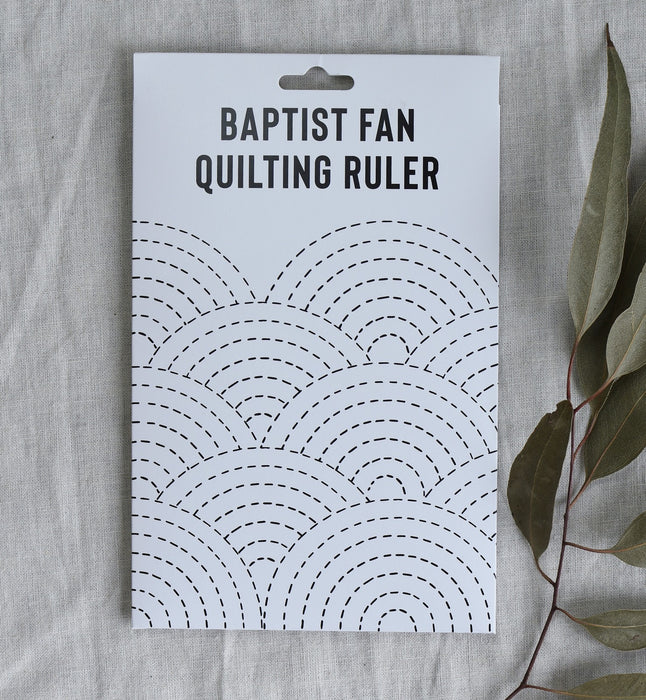 Jen Kingwell Baptist Fan Quilting Ruler