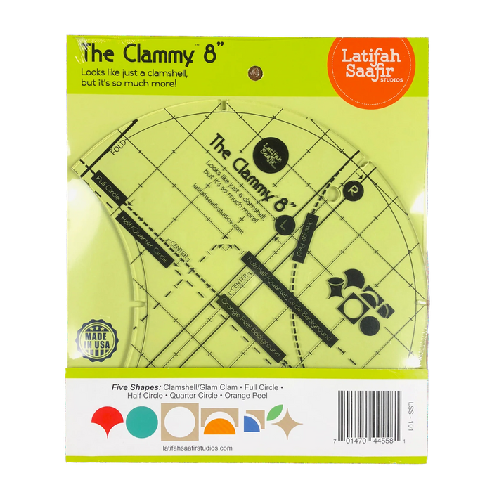 Clamshell Quilt Workshop (including pattern and ruler) with Shirley Dawson
