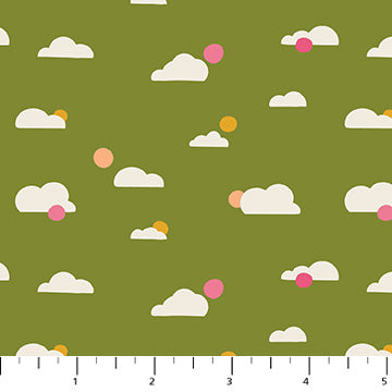Joyful June by Sarah Hearts - Clouds in Green