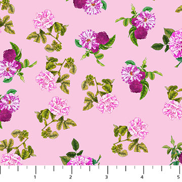 Rosa by Adriana Picker - Tossed Blooms in Pink