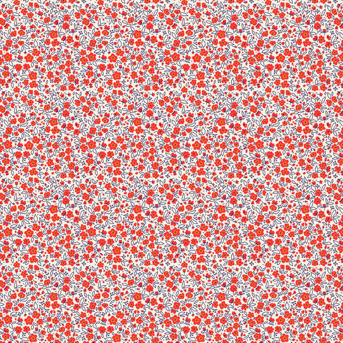 Pocket Posies - Floral Dapple in Red