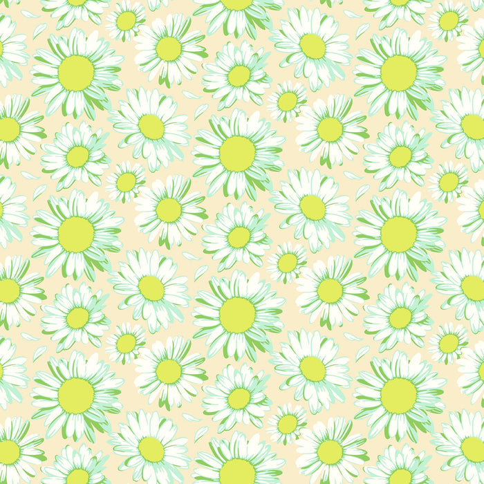 Daisy Crush by Heather Bailey - Sunshine Daisies in Ivory