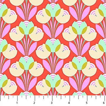 Daisy Crush by Heather Bailey - Best Buds in Clementine