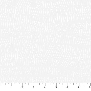 Dovetail by Ghazal Razavi - Grass in White on White