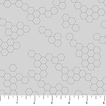 Dewfall by Ghazal Razavi -  Hexies in Gray Pigment